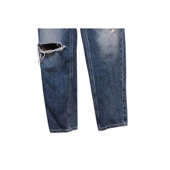 Hollister Denim Overalls Size Small Distressed 100% Cotton Preppy - Picture 5 of 14